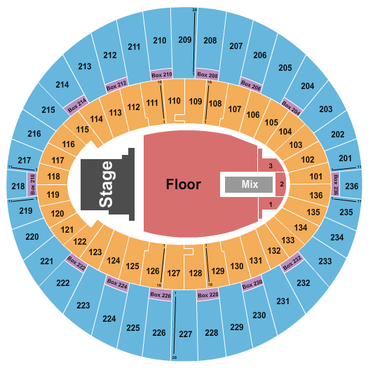 The Kia Forum Papa Roach Seating Chart